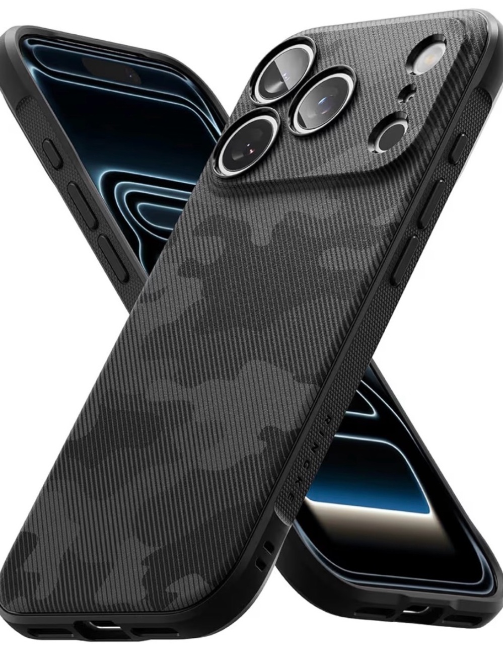 Ringke MagSafe-Compatible iPhone 17pro Case - Camo Black Grey